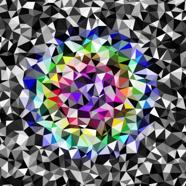 Arka plan çok renkli geometrik poligonal.