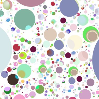 Çok renkli geometrik daire arka plan seamless modeli.