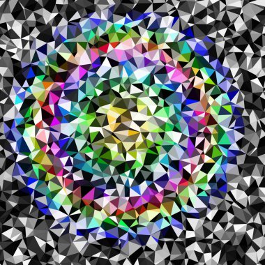 Arka plan çok renkli geometrik poligonal.