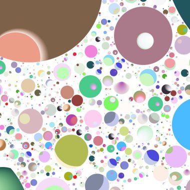 Çok renkli geometrik daire arka plan seamless modeli.