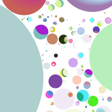 Çok renkli geometrik daire arka plan seamless modeli.