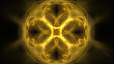 Fantezi kaotik renkli fraktal desen. Soyut Fraktal şekiller. 3D render resimde arka plan veya duvar kağıdı.