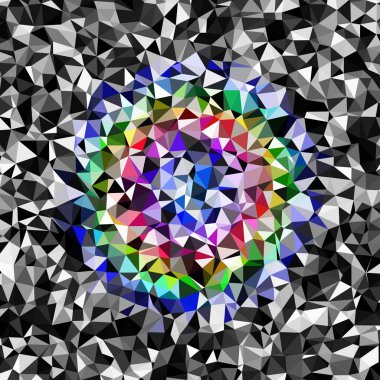 Arka plan çok renkli geometrik poligonal.