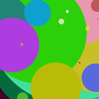 Daire geometrik şaşırtıcı arka plan çok renkli desen.