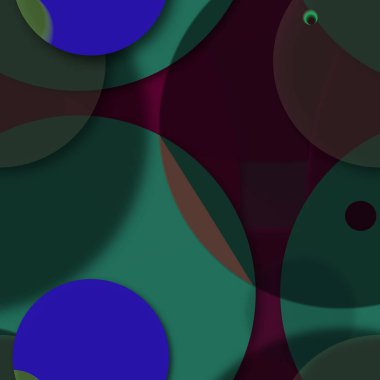 Çok renkli geometrik daire arka plan seamless modeli.