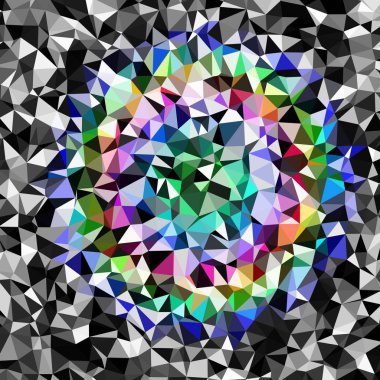 Arka plan çok renkli geometrik poligonal.