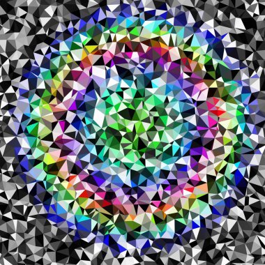 Arka plan çok renkli geometrik poligonal.