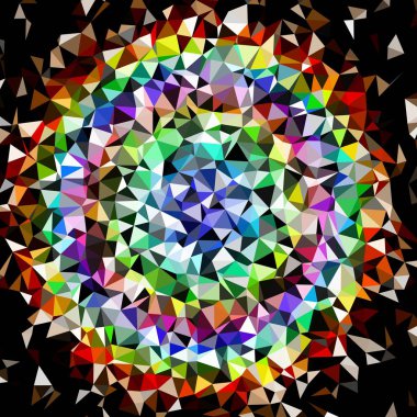Arka plan çok renkli geometrik poligonal.
