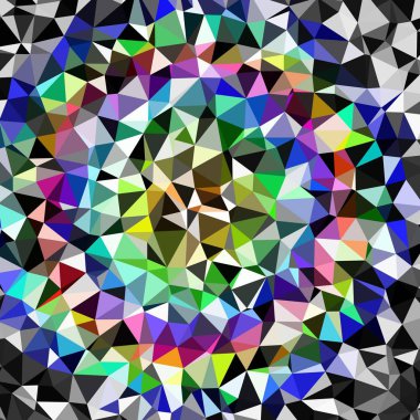 Arka plan çok renkli geometrik poligonal.