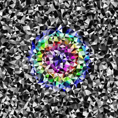 Arka plan çok renkli geometrik poligonal.