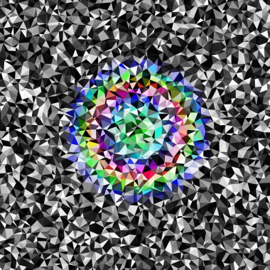 Arka plan çok renkli geometrik poligonal.
