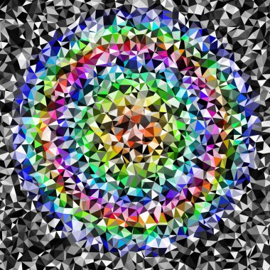 Arka plan çok renkli geometrik poligonal.