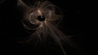 Fantezi kaotik renkli fraktal desen. Soyut Fraktal şekiller. 3D render resimde arka plan veya duvar kağıdı.