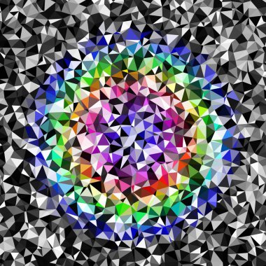 Arka plan çok renkli geometrik poligonal.