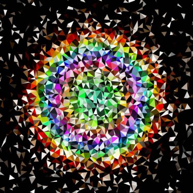 Arka plan çok renkli geometrik poligonal.