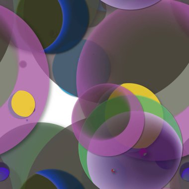 Arka plan çok renkli daire geometrik desen sorunsuz.