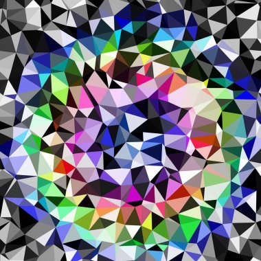 Arka plan çok renkli geometrik poligonal.