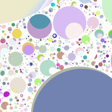 Çok renkli geometrik daire arka plan seamless modeli.