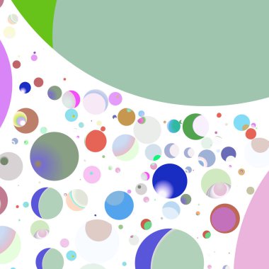 Çok renkli geometrik daire arka plan seamless modeli.