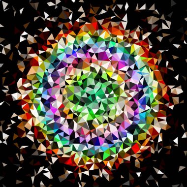 Arka plan çok renkli geometrik poligonal.