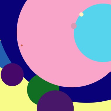 Daire geometrik yeni arka plan çok renkli desen.