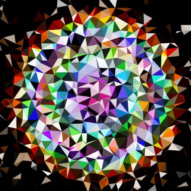 Arka plan çok renkli geometrik poligonal.