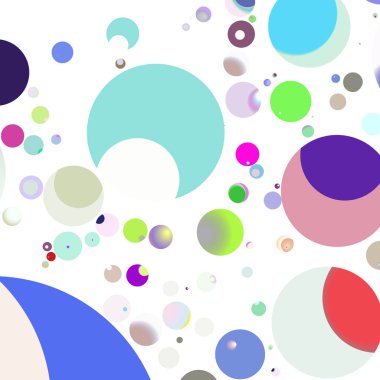 Çok renkli geometrik daire arka plan seamless modeli.