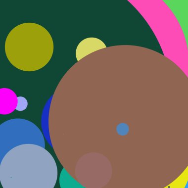 Daire geometrik şaşırtıcı arka plan çok renkli desen.