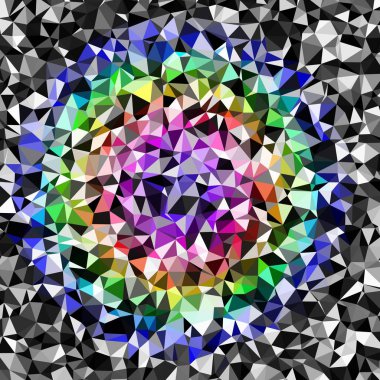 Arka plan çok renkli geometrik poligonal.