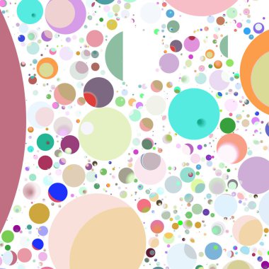 Çok renkli geometrik daire arka plan seamless modeli.