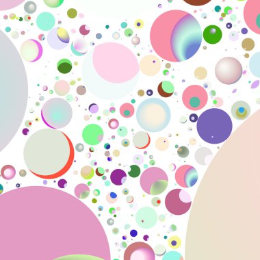 Çok renkli geometrik daire arka plan seamless modeli.