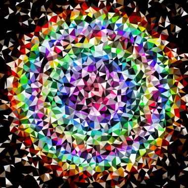 Arka plan çok renkli geometrik poligonal.