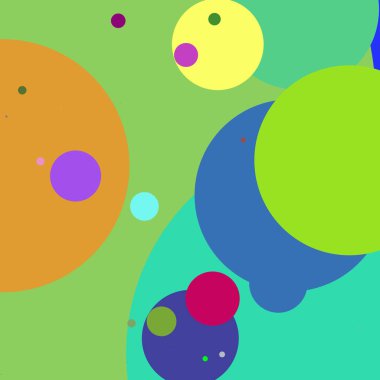 Daire geometrik şaşırtıcı arka plan çok renkli desen.