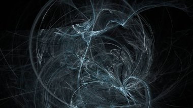 Fantezi kaotik renkli fraktal desen. Soyut Fraktal şekiller. 3D render resimde arka plan veya duvar kağıdı.