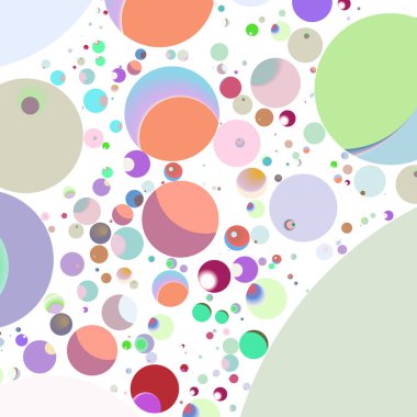 Çok renkli geometrik daire arka plan seamless modeli.