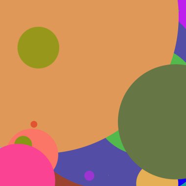 Daire geometrik şaşırtıcı arka plan çok renkli desen.