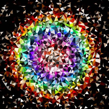 Arka plan çok renkli geometrik poligonal.
