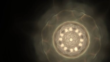 Fantezi kaotik renkli fraktal desen. Soyut Fraktal şekiller. 3D render resimde arka plan veya duvar kağıdı.