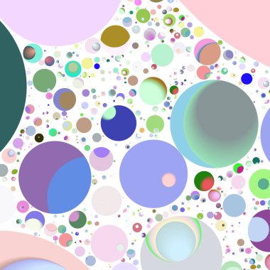 Çok renkli geometrik daire arka plan seamless modeli.