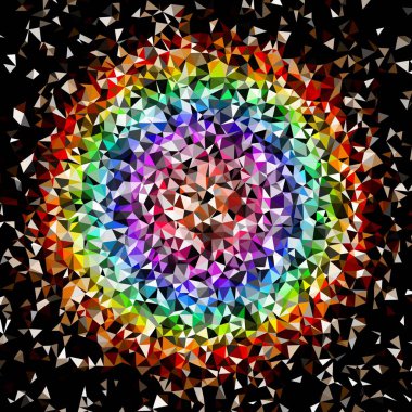 Arka plan çok renkli geometrik poligonal.