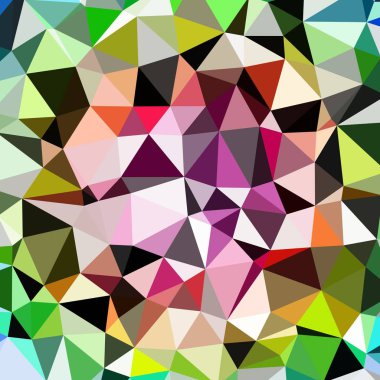 Arka plan çok renkli geometrik poligonal.