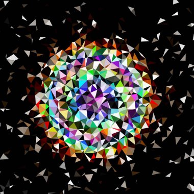 Arka plan çok renkli geometrik poligonal.