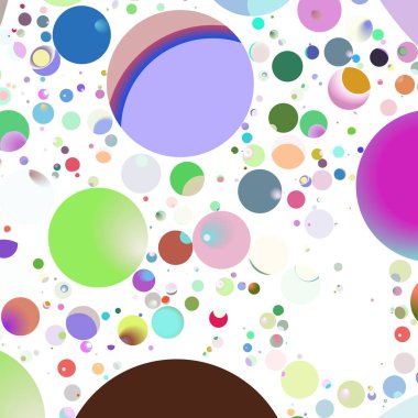 Çok renkli geometrik daire arka plan seamless modeli.