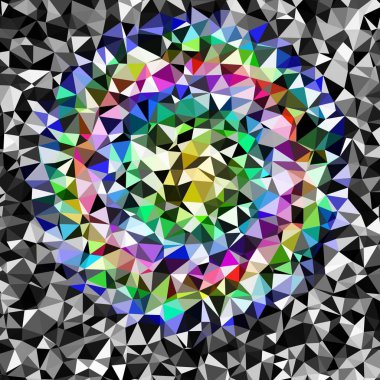 Arka plan çok renkli geometrik poligonal.
