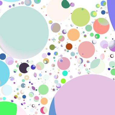 Çok renkli geometrik daire arka plan seamless modeli.