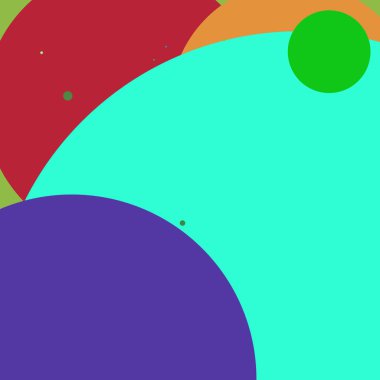 Daire geometrik büyük arka plan çok renkli desen.