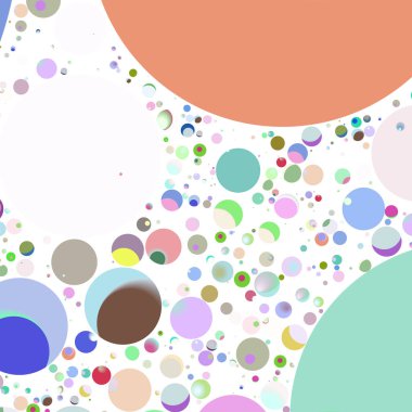 Çok renkli geometrik daire arka plan seamless modeli.