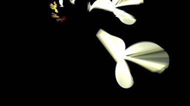 Fantezi kaotik renkli fraktal desen. Soyut Fraktal şekiller. 3D render resimde arka plan veya duvar kağıdı.