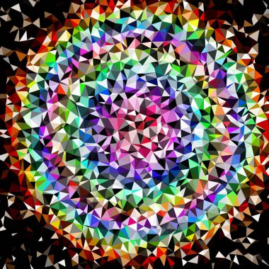 Arka plan çok renkli geometrik poligonal.