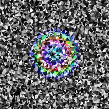 Arka plan çok renkli geometrik poligonal.